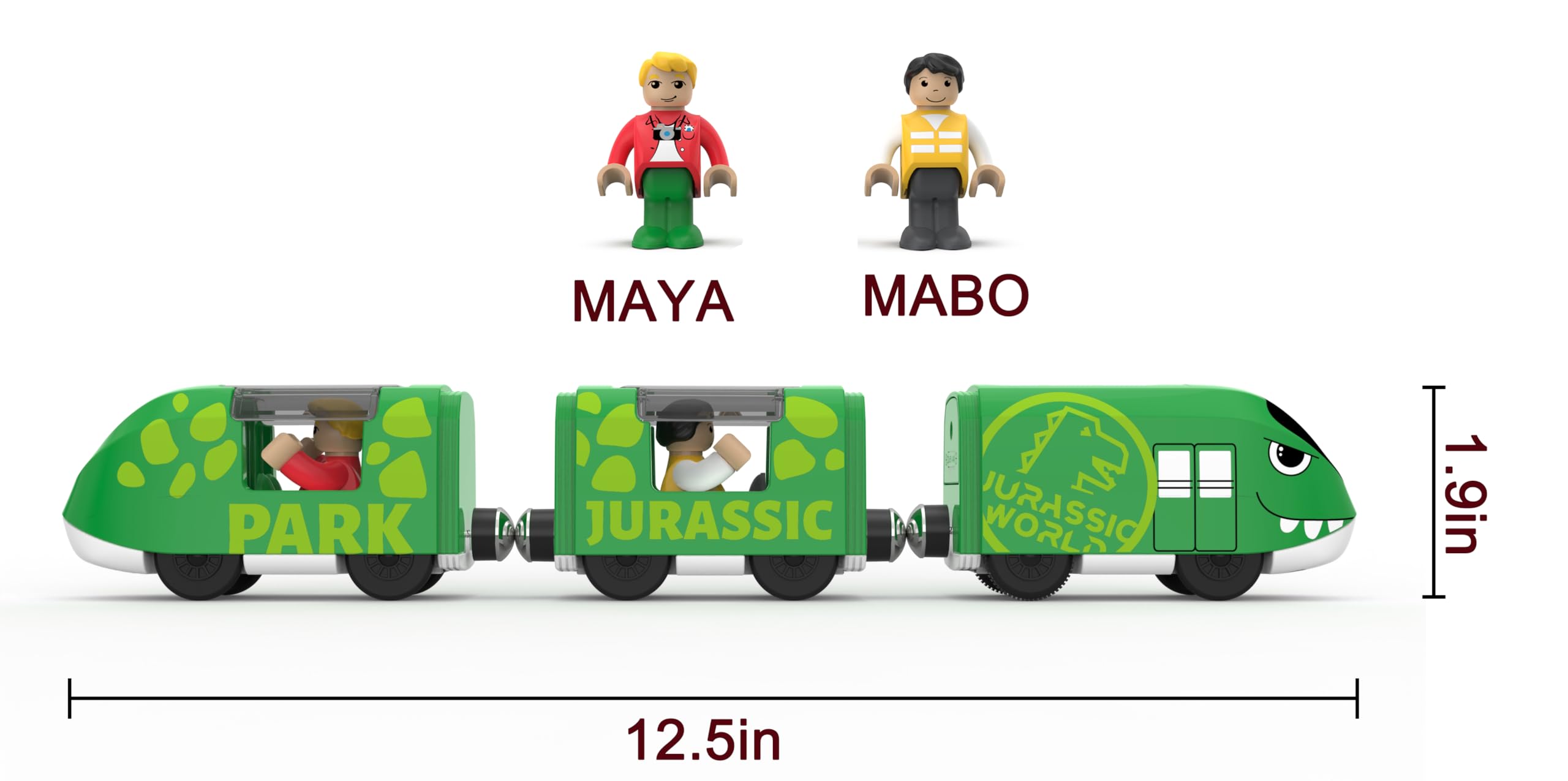 Expandable with extra track pieces to grow a railway world