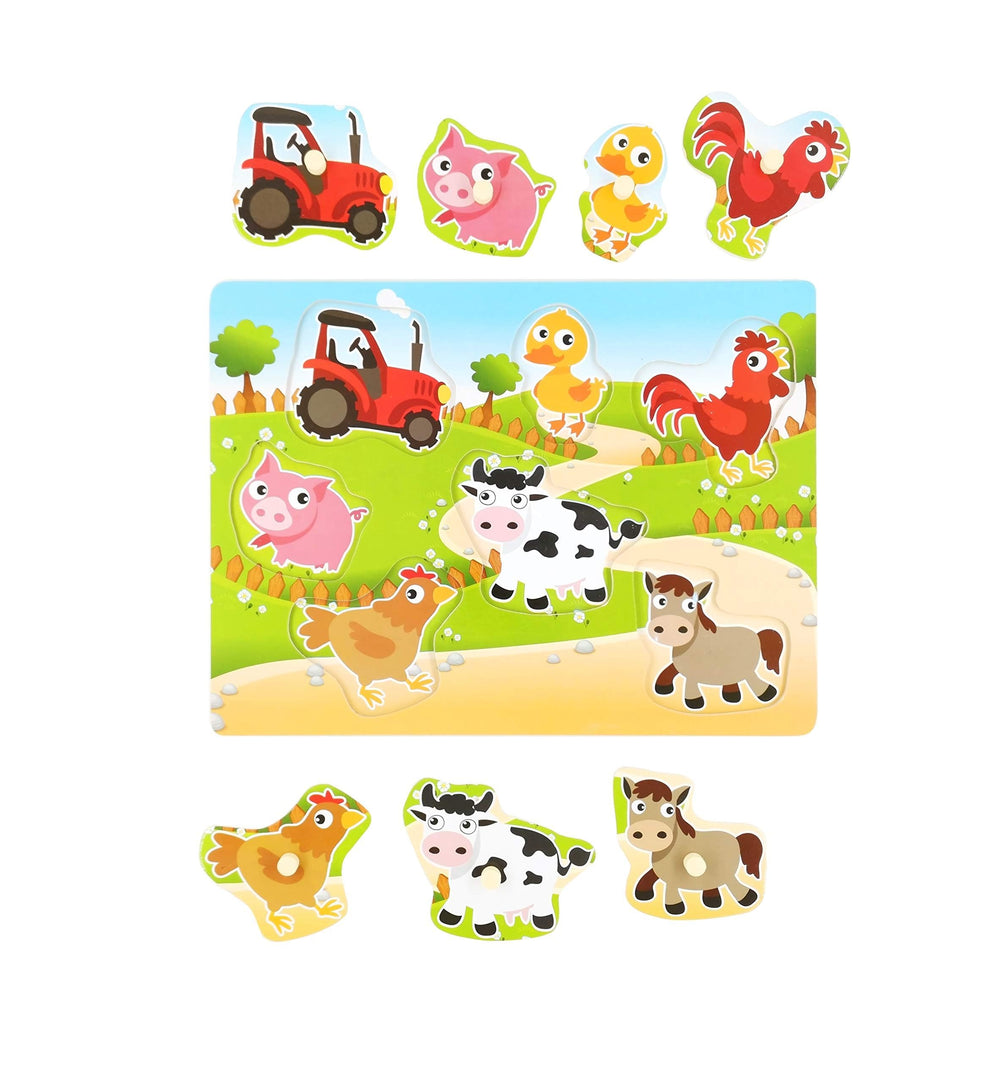 Z MAYABBO tractor and poultry illustrations spark imaginative play.