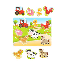 Z MAYABBO tractor and poultry illustrations spark imaginative play.
