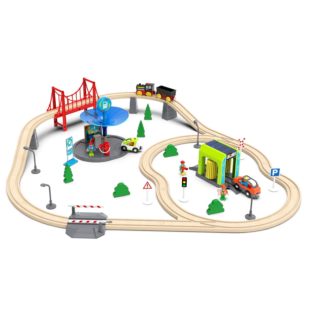 Z MAYABBO train accessories with poseable action figures for storytelling