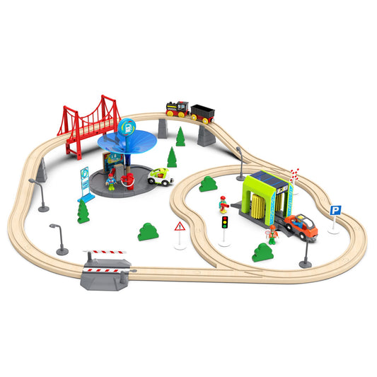 Z MAYABBO train accessories with poseable action figures for storytelling