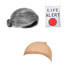 Z-Shop grandma glasses with beaded chain complete an authentic grandma look.