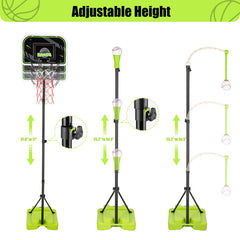 ZACEAC hanging tee with self-stick covers for versatile hitting sessions.