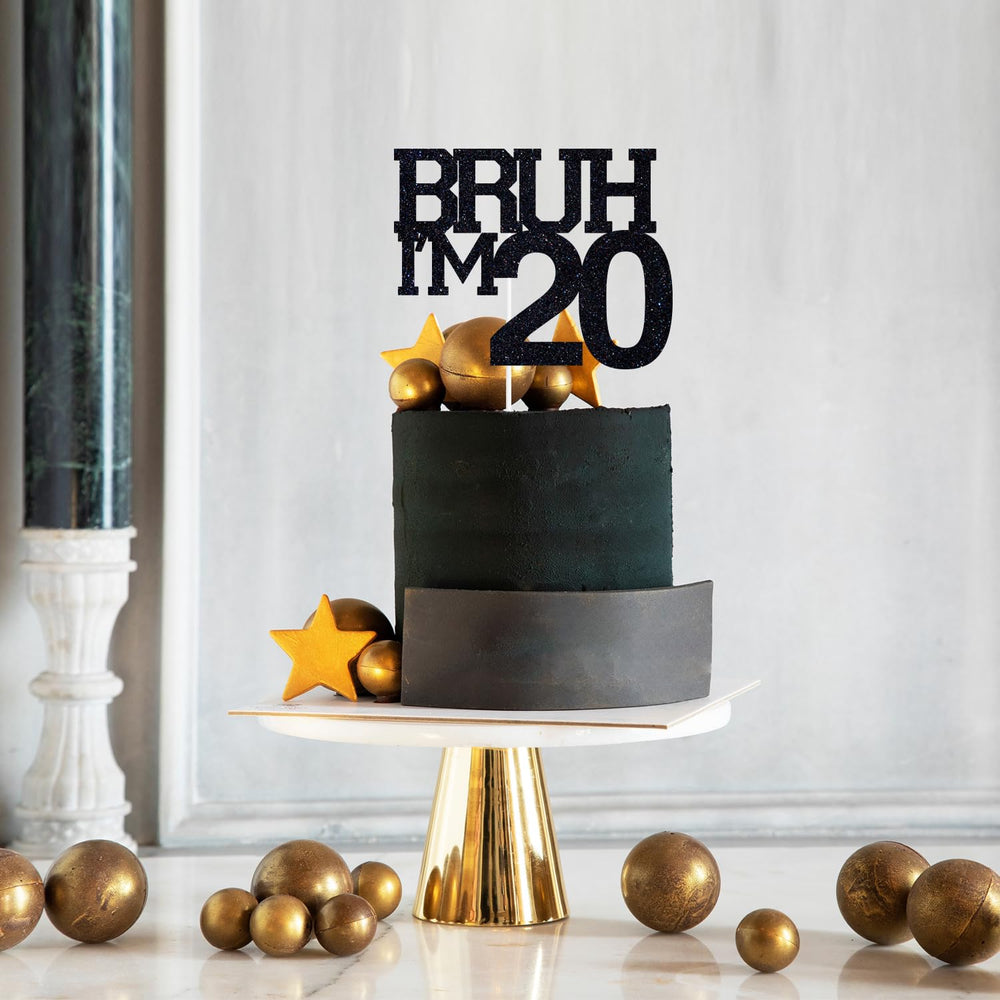ZACHAKO Sparkly paper topper is lightweight and safe for cakes.