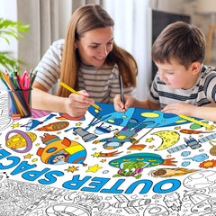 Zachely classroom space activity poster supports group crafts