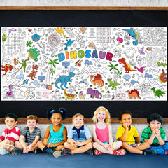 Zachely color-in poster is waterproof and stain-resistant.