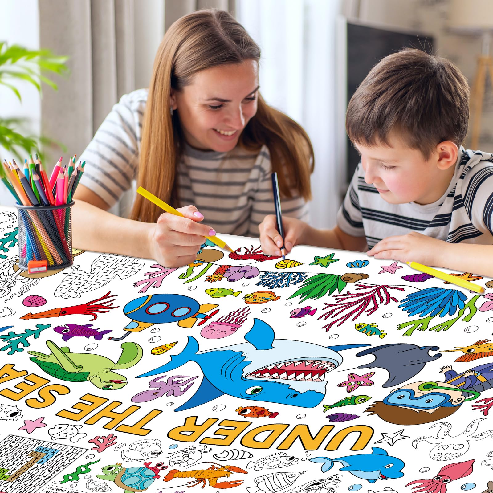 Zachely puzzles and mazes page supports group activities.