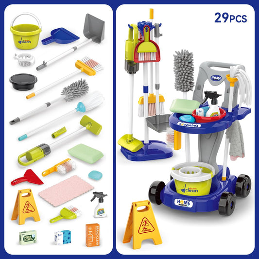 Zaddgiuuy toddler cleaning set broom in hand encourages responsibility through pretend chores