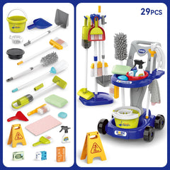 Zaddgiuuy toddler cleaning set broom in hand encourages responsibility through pretend chores