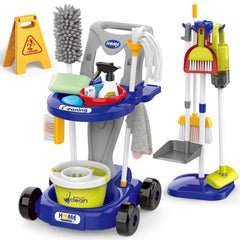 Zaddgiuuy Toddler Cleaning Set vacuum in action encourages imaginative play