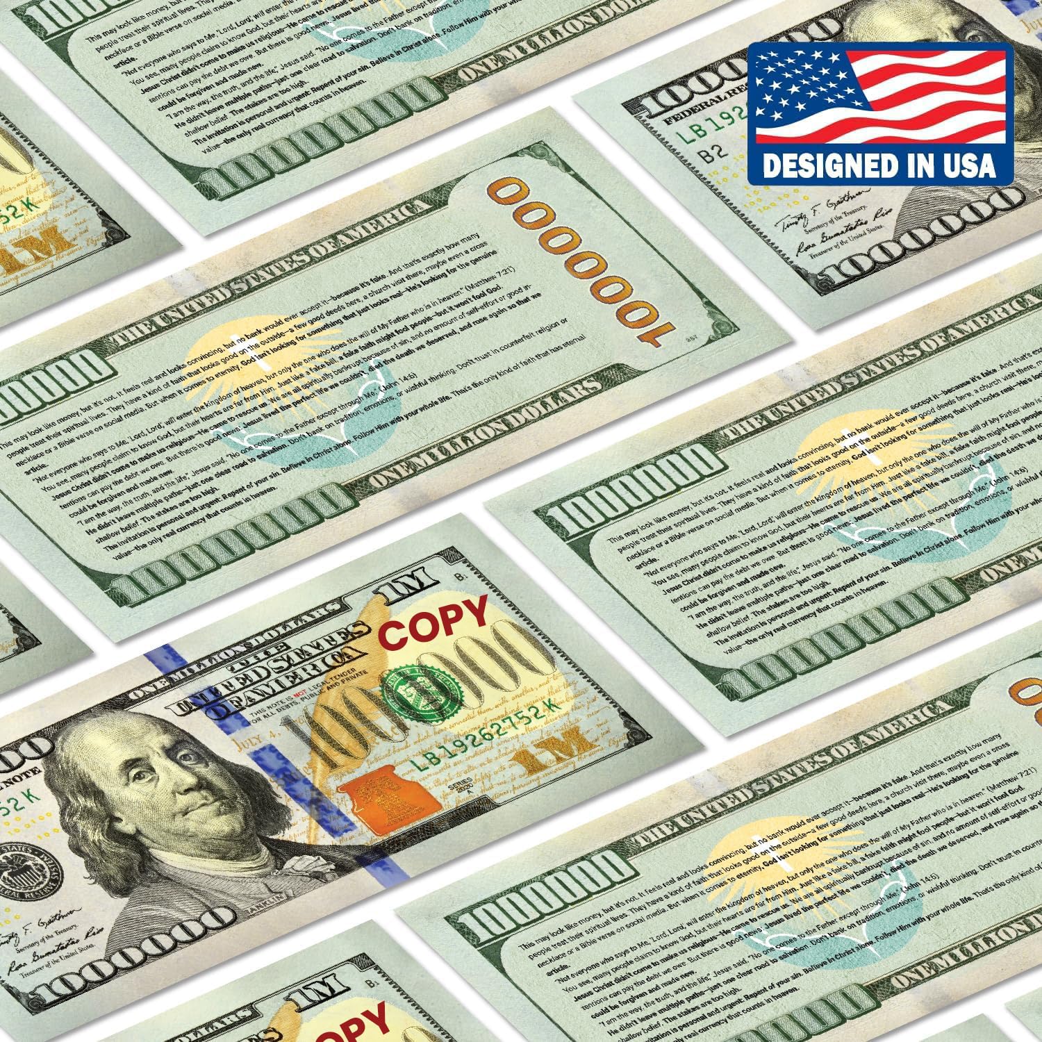 Zadin gospel tract pack with vivid graphics for evangelism and classroom discussion