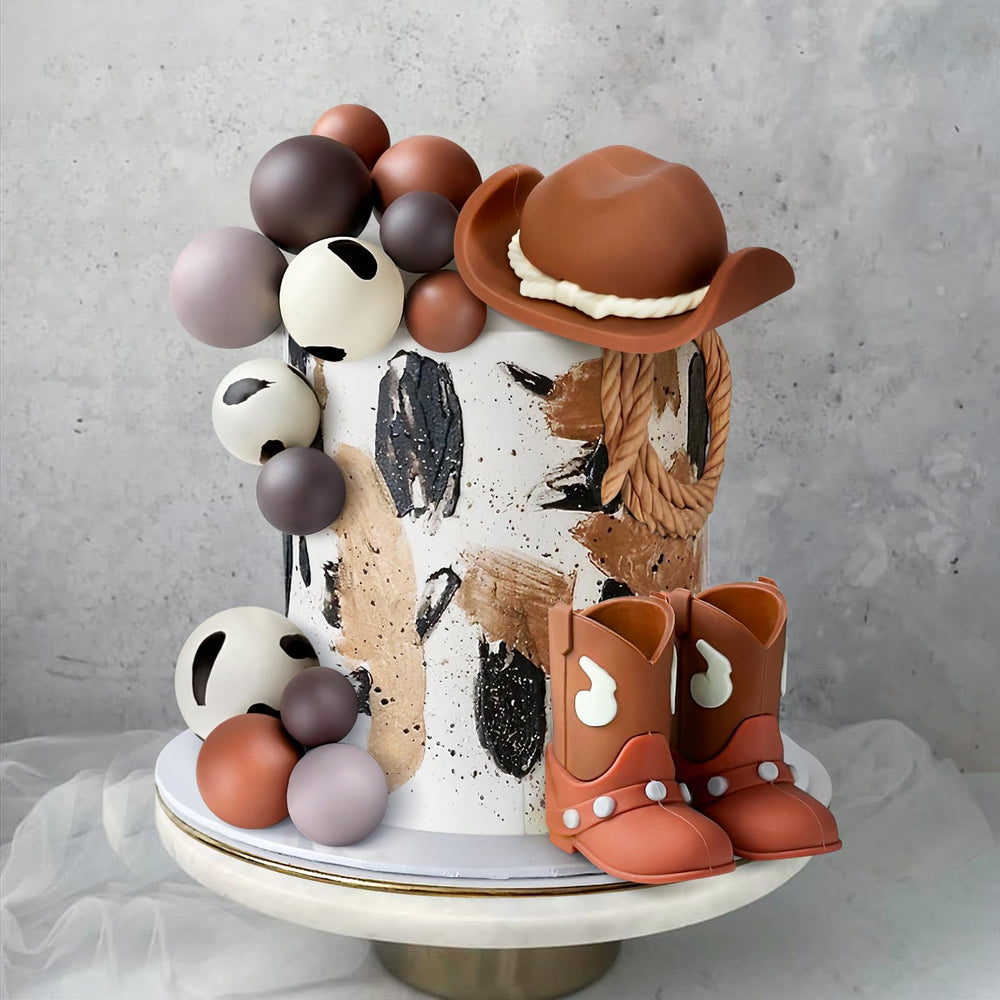 Zafena foam ball cake decorations are lightweight accents for easy decorating.