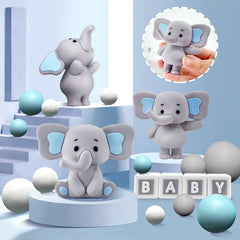 Zafena square cake topper with white accents for elegant layer decoration