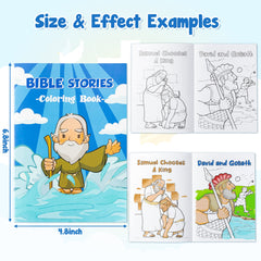 Zainpe Bible Stories Coloring Book cover design 2 makes a playful gift for young learners