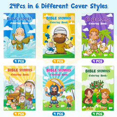 Zainpe Bible Stories Coloring Book inner pattern 01 engages imagination with biblical scenes