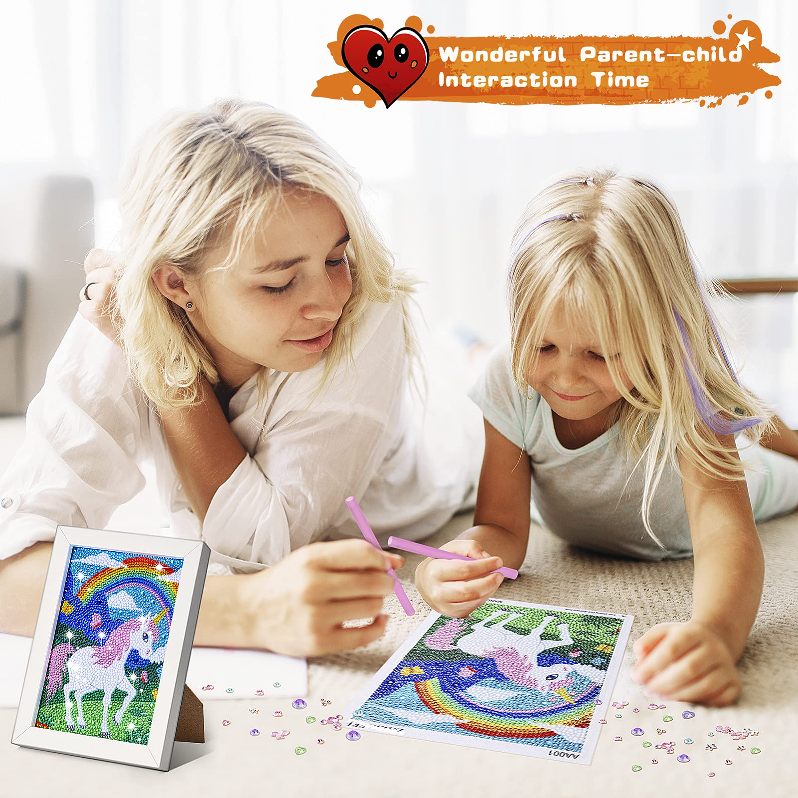ZALIAFEI colorful diamond set, easy placement for beginner crafters