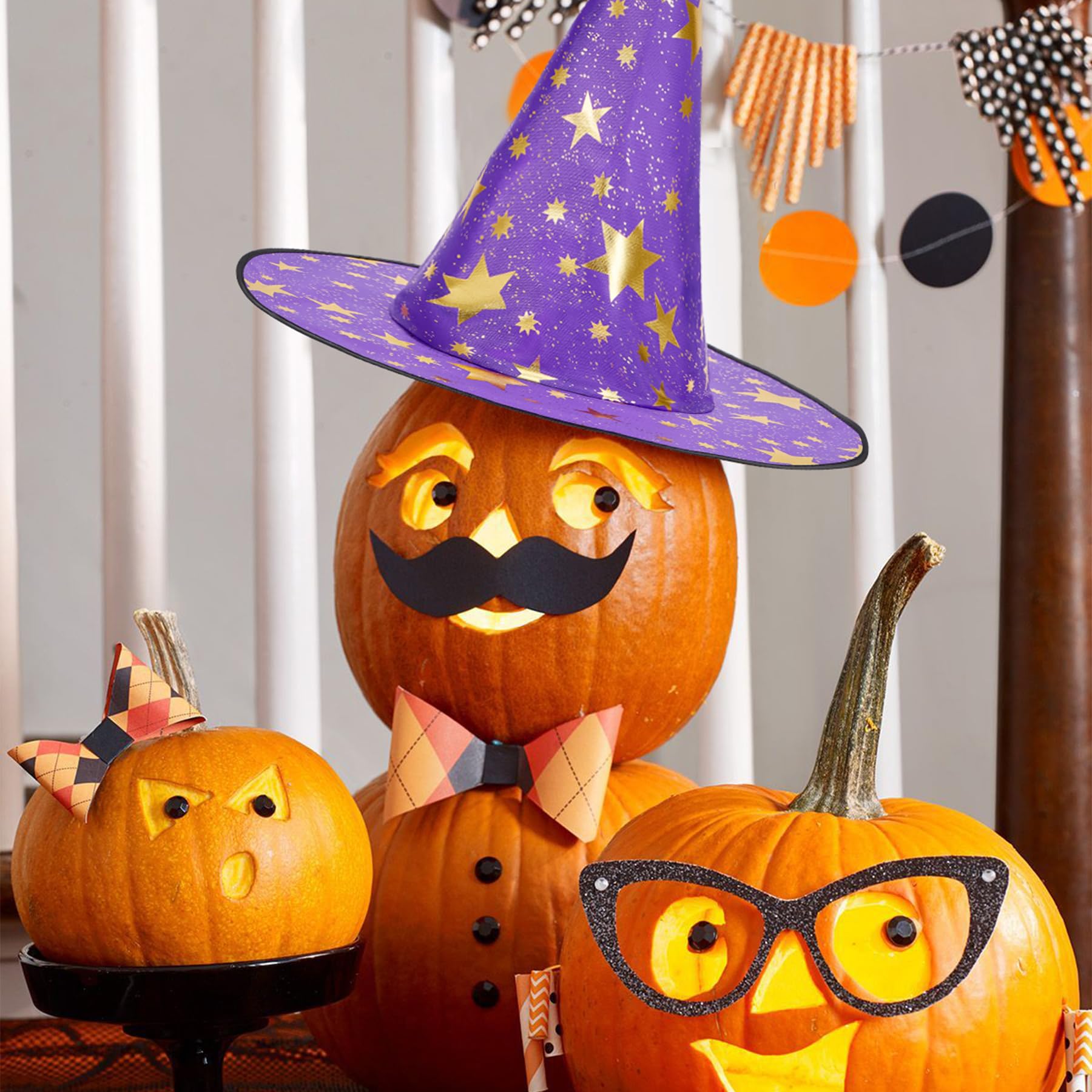 Zando Witch Hat arrives ready to hang with easy decorative flair