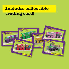 ZANY TRAINS Series 1 wooden train set on sturdy rails.