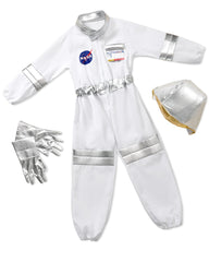 Zaplute multi-size astronaut costume fits boys and girls 3–12 years.