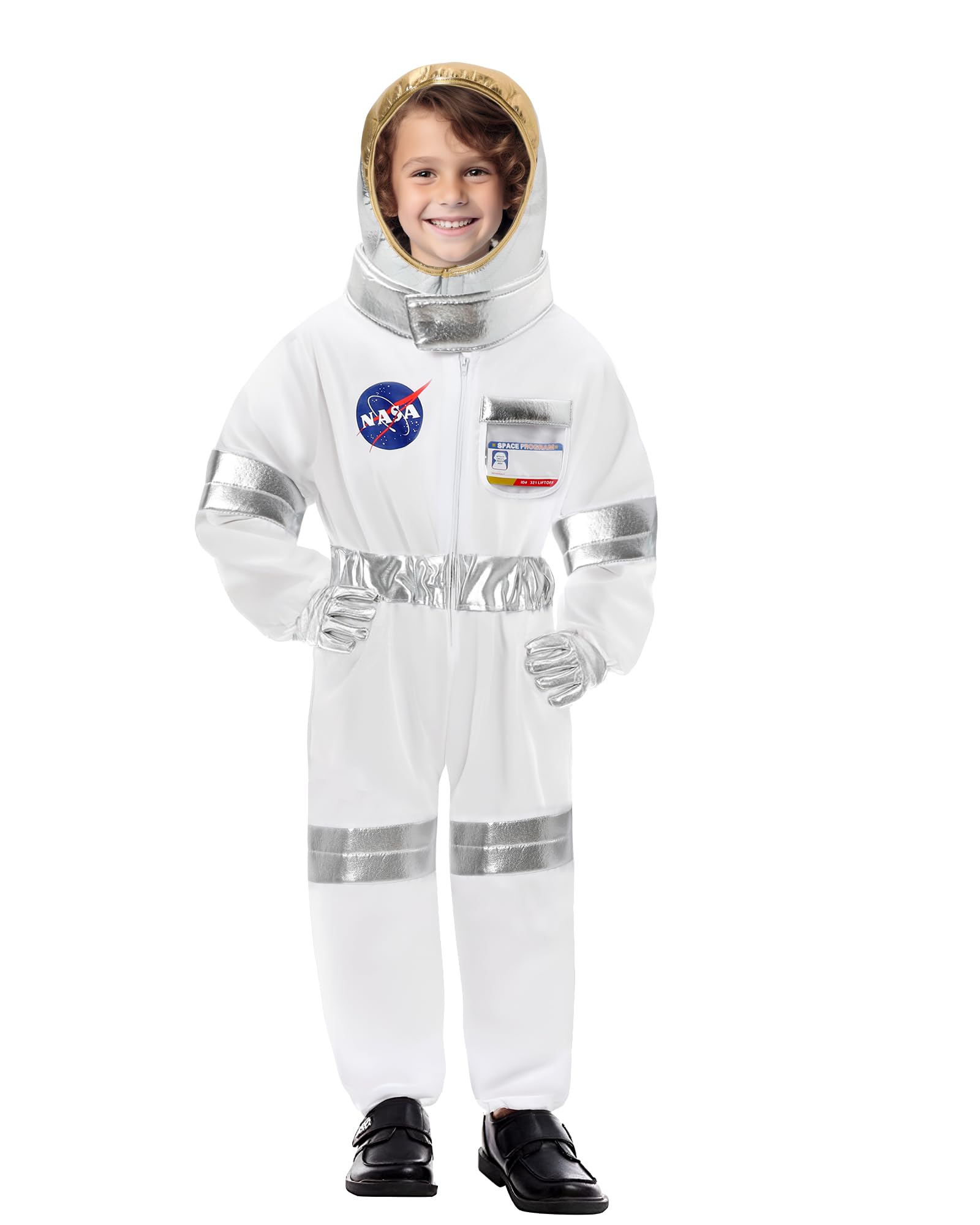 Zaplute space helmet for kids completes authentic space adventures.