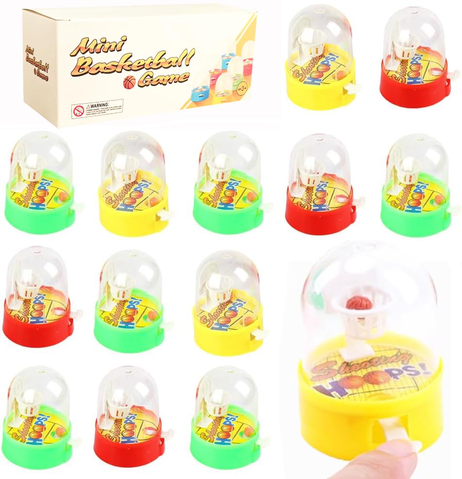 Zasnynua mini basketball finger shooting game for kids, durable plastic fun at parties