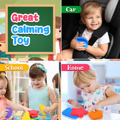 Squeezable toy that stretches beyond 15 inches for interactive fun.