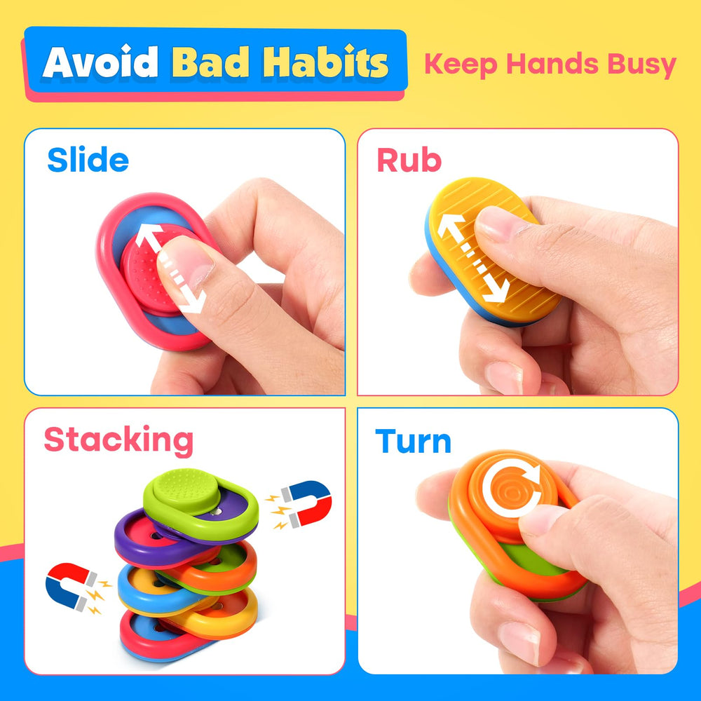 ZaxiDeel bright dual-color design stimulates visual interest for kids.