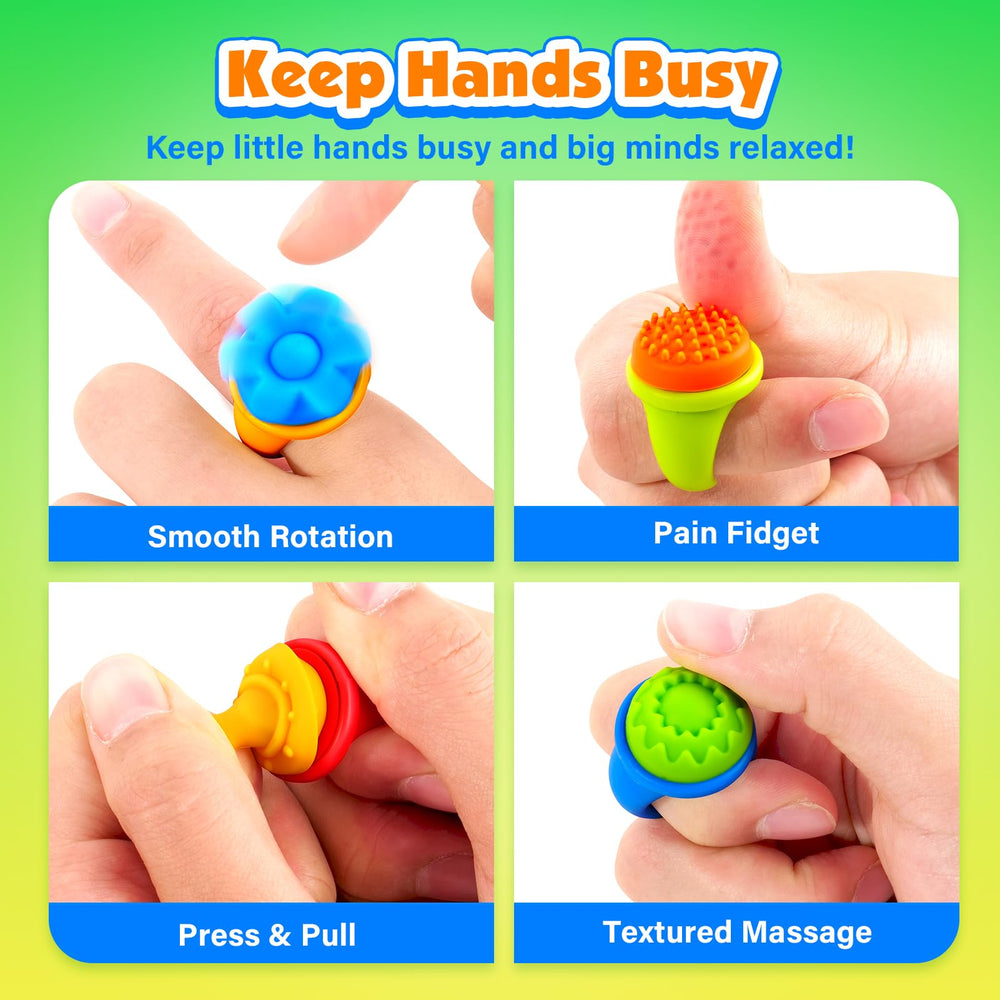 ZaxiDeel fidget rings feature rotating design for quiet focus.