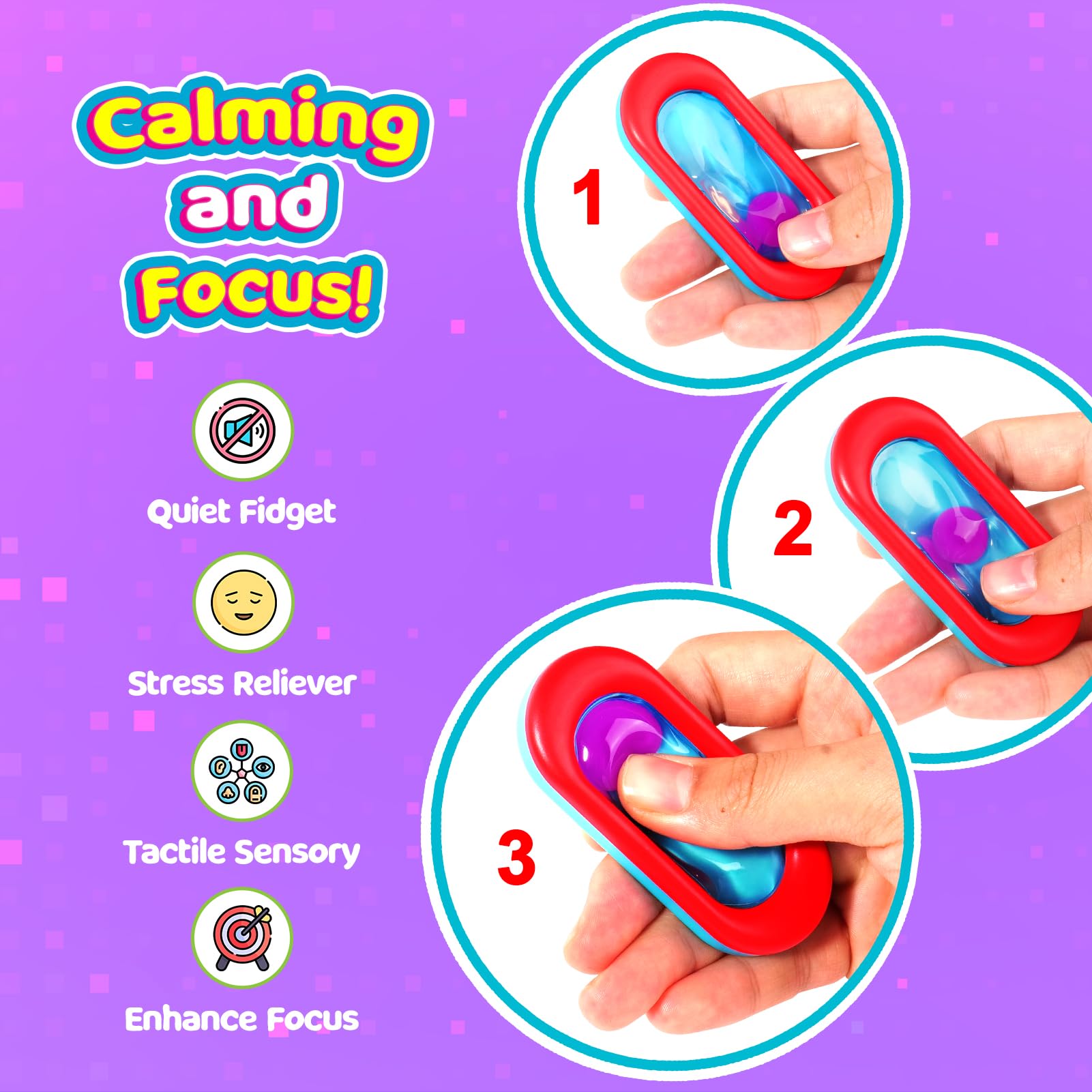 ZaxiDeel portable fidget stones fit backpacks for travel-friendly stress relief.