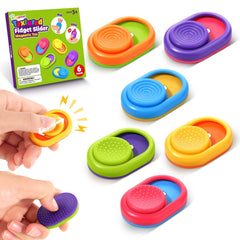 ZaxiDeel sensory fidget magnetic toy front view with bright colors for engagement.
