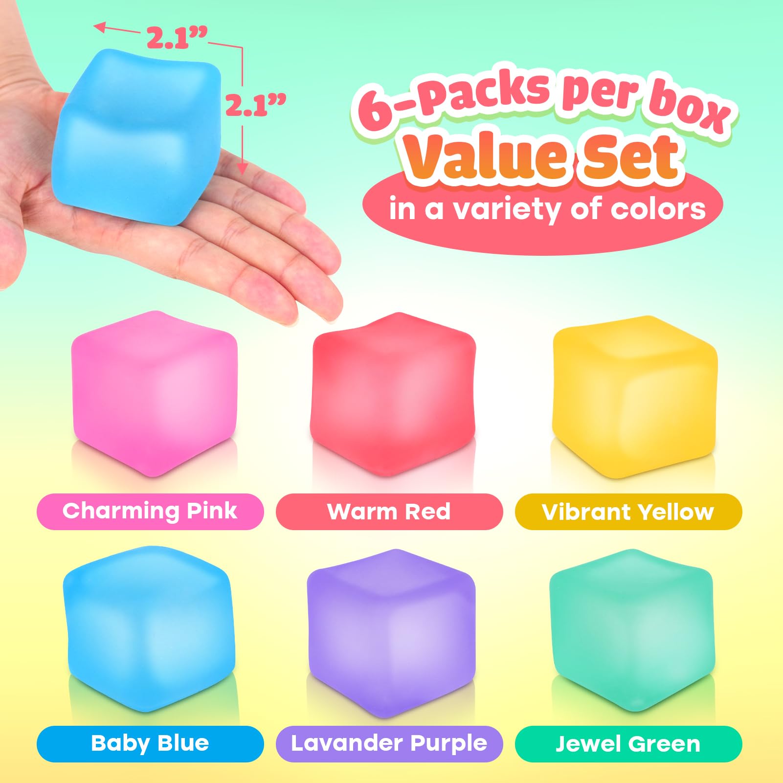 ZaxiDeel stress cube purple is durable and groovy for long sessions