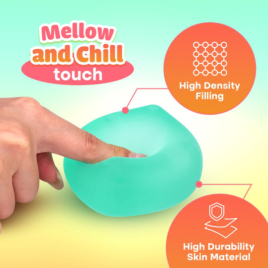ZaxiDeel stress cube yellow provides bright sensory input for quick anxiety relief