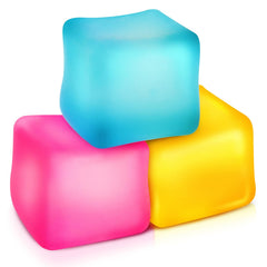ZaxiDeel stress cube pink close-up for calming tactile relief.