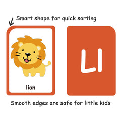 ZazzyKid color flash cards that brighten color naming practice.