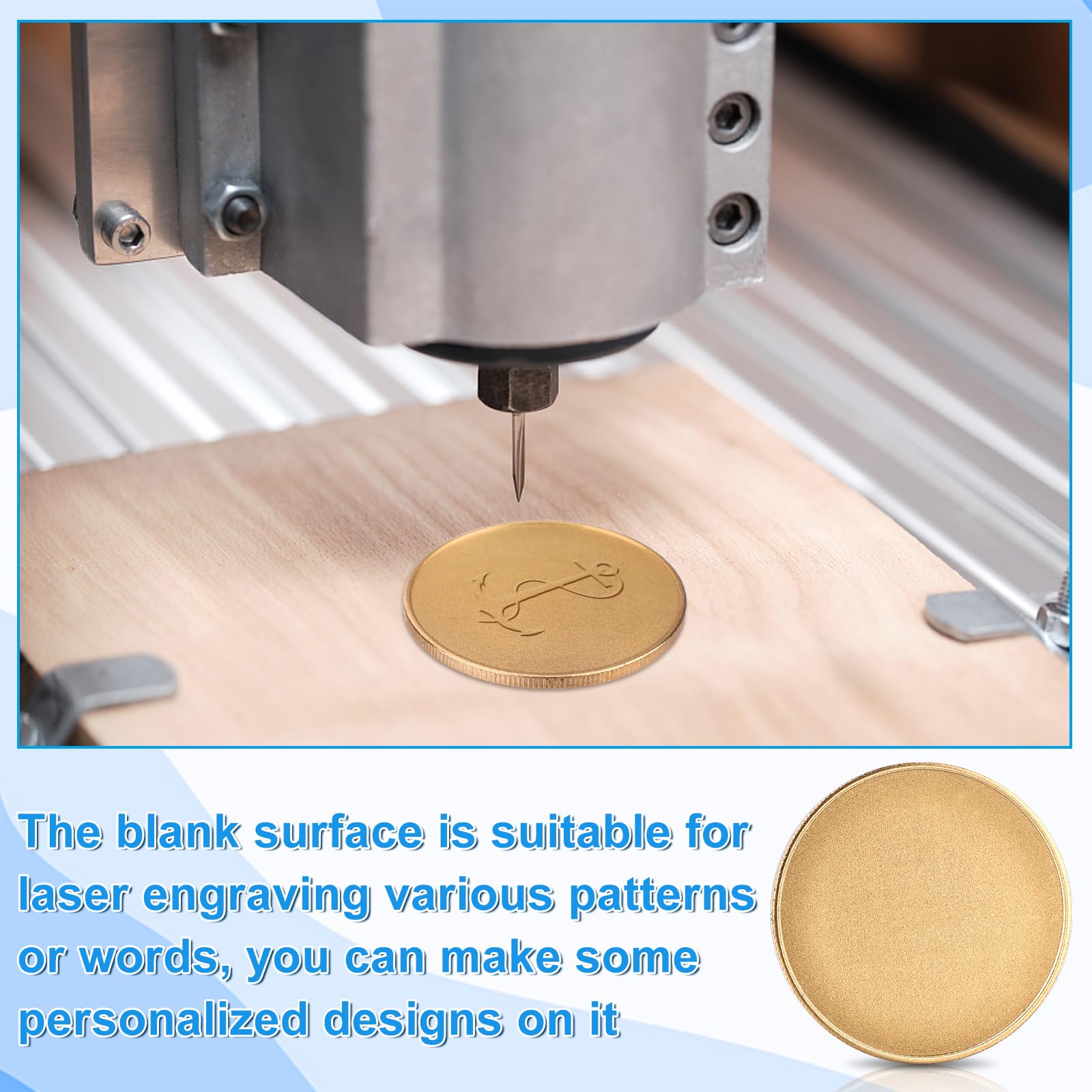 ZBHANSHUIS engraving-ready surface ideal for laser and manual designs