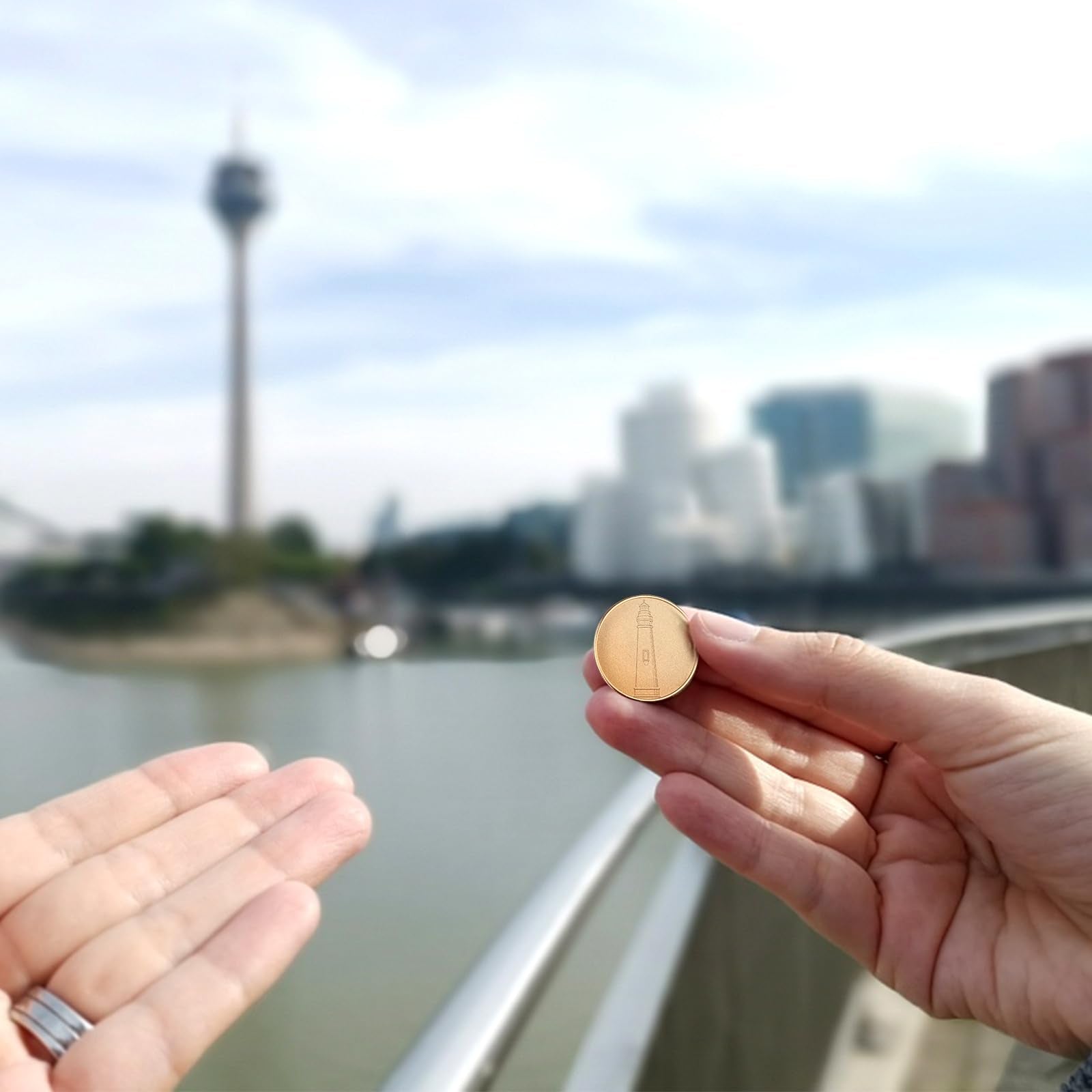 ZBHANSHUIS gold-color coins designed for keepsake crafts and gifts