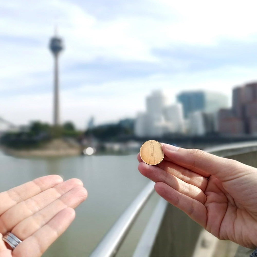 ZBHANSHUIS gold-color coins designed for keepsake crafts and gifts