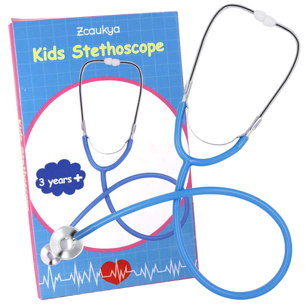 Parental supervision advised when using the Zcaukya stethoscope during play