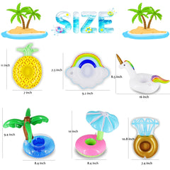 Zcaukya premium PVC odorless material ensures safe reusable floats.