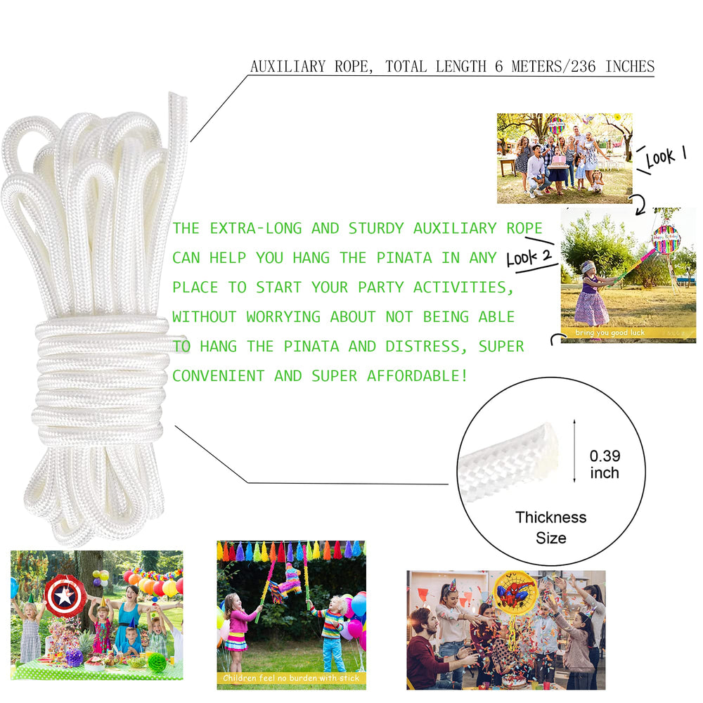 ZCFIFDGB blue piñata stick with durable construction for lively games.