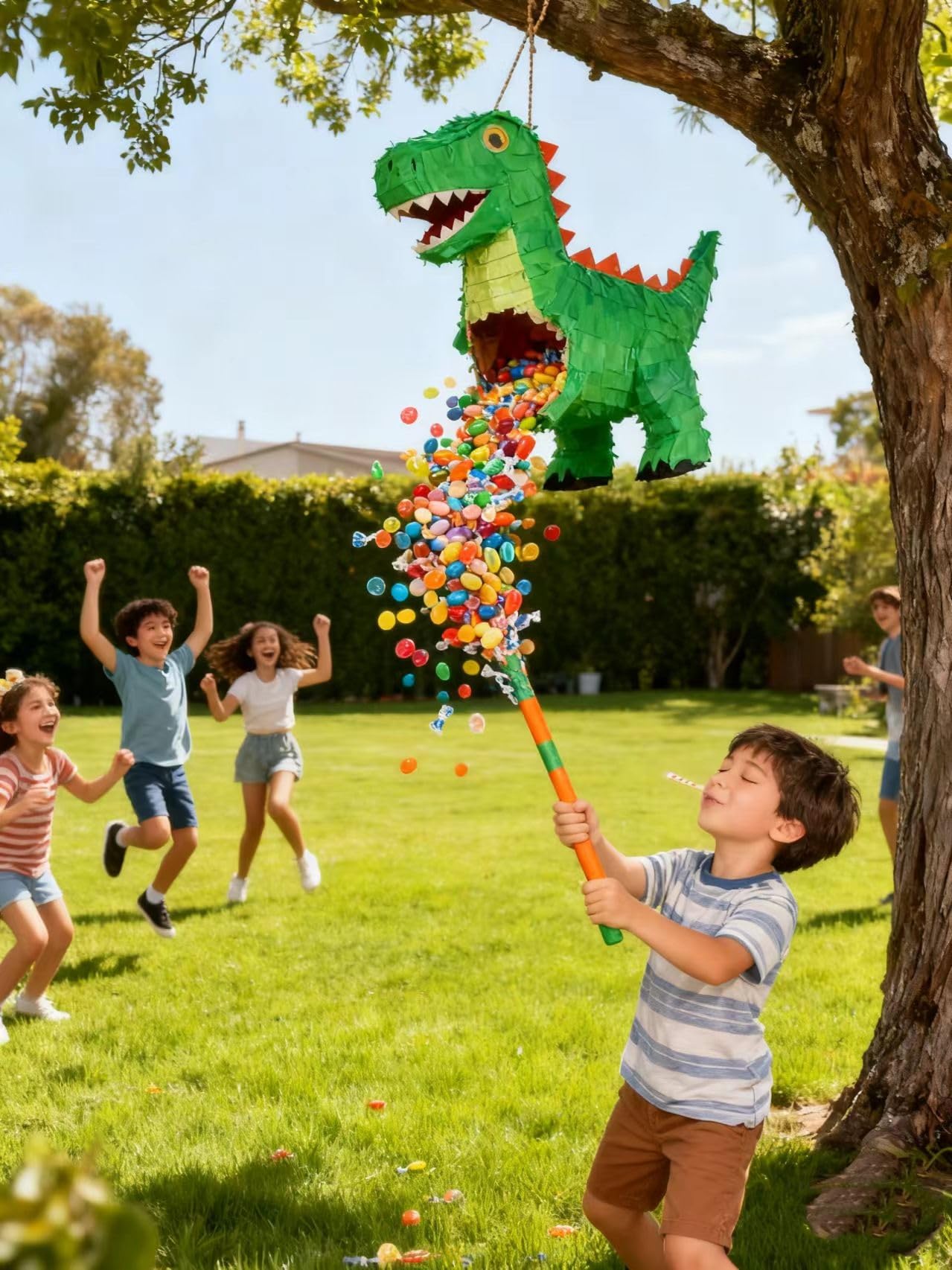Blue ZCFIFDGB pinata stick ideal for family-friendly piñata play.