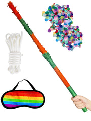 ZCFIFDGB 32-inch blue piñata stick for safe, energetic party play.