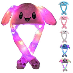 ZCINT Rabbit Hat with movable pink ears for playful cosplay and daily wear