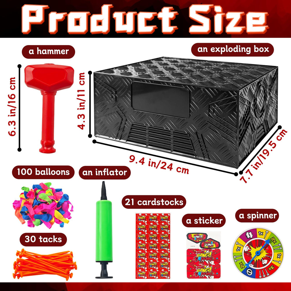 Zddaoole Balloon Pop Game hammer in action for satisfying tactile play