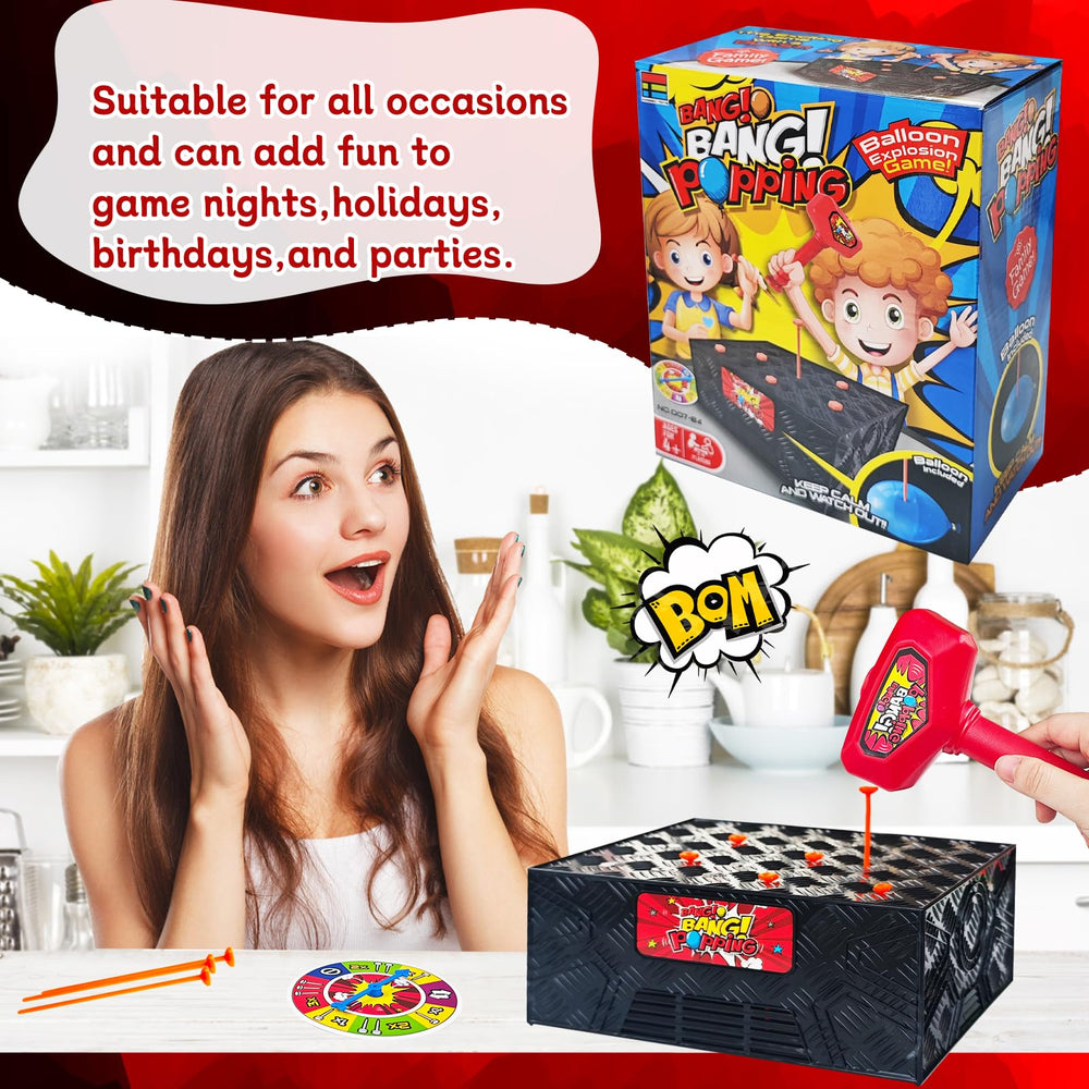Zddaoole Balloon Pop Game spinner provides fair turns for everyone
