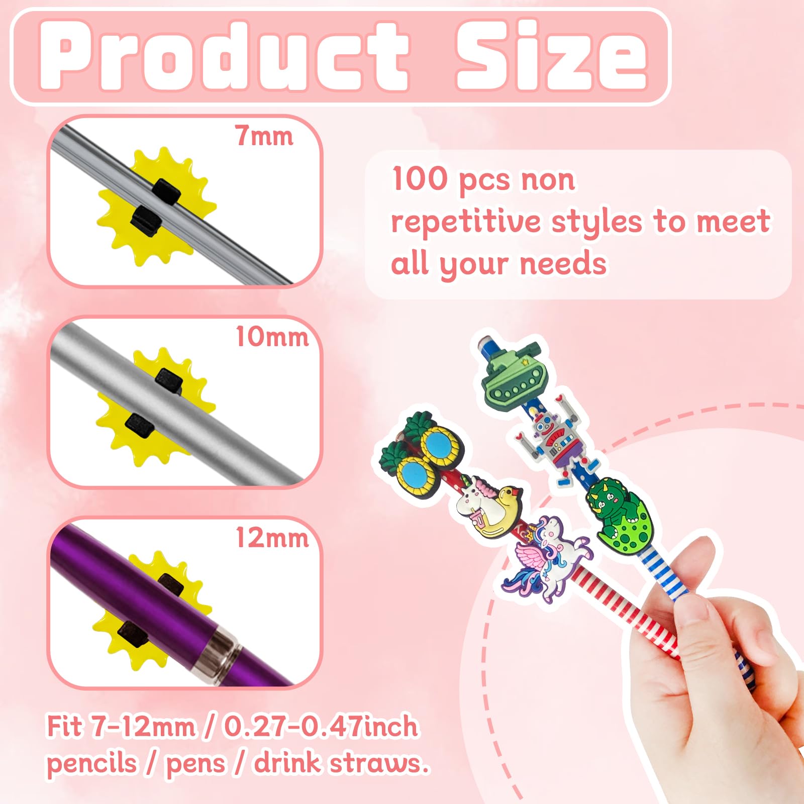 Zddaoole cute pencil topper planet—fun science-themed accent to spark student engagement.