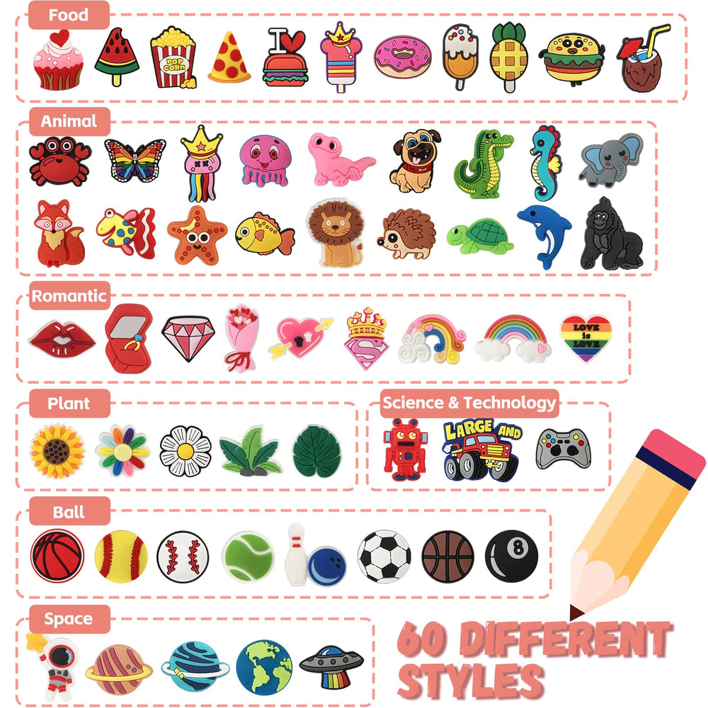 Zddaoole animal figures pencil toppers for playful writing activities