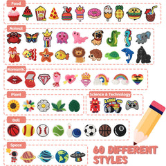 Zddaoole animal figures pencil toppers for playful writing activities