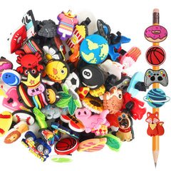 Zddaoole pencil toppers with assorted designs for classroom rewards and decoration