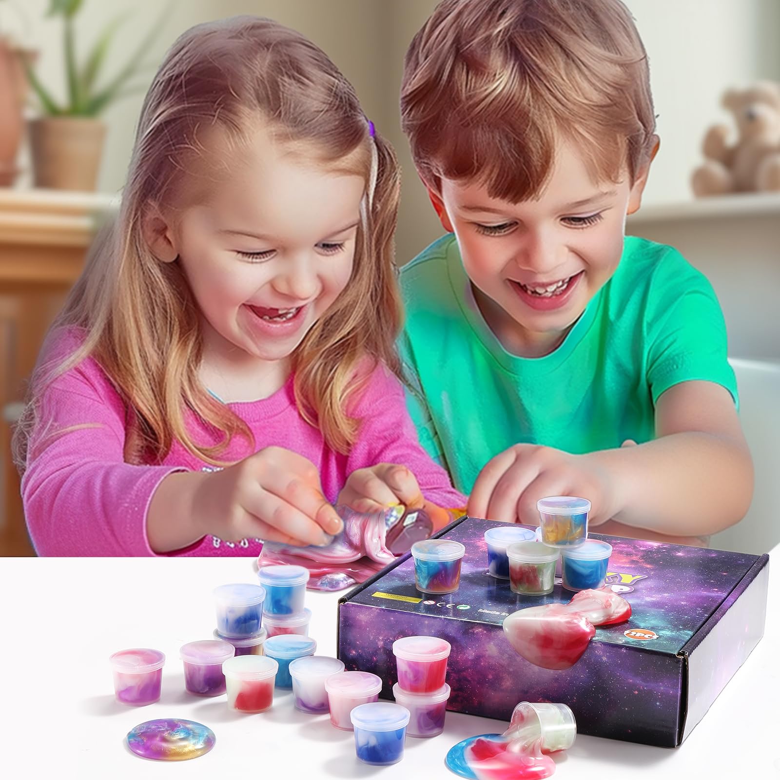 ZDTHNSIAT Galaxy Slime is a colorful gift idea for kids.